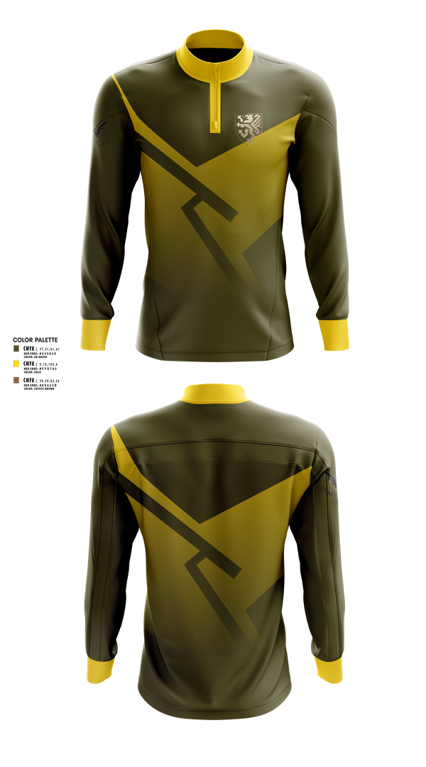 Quarter Zip Jacket, Dons, Men's Basketball, Teamtime, Team time, sublimation, custom sports apparel, team uniforms, spirit wear, spiritwear, sports uniforms, custom shirts, team store, custom team store, fundraiser sports, apparel fundraiser