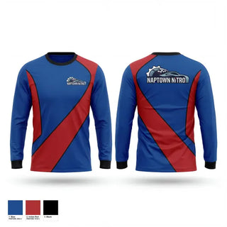 Long Sleeve Performance Shirt, Naptown Nitro, Men's Volleyball, Teamtime, Team time, sublimation, custom sports apparel, team uniforms, spirit wear, spiritwear, sports uniforms, custom shirts, team store, custom team store, fundraiser sports, apparel fundraiser