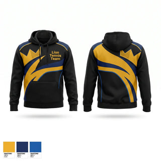 Hoodie, Lion Tennis Team, Tennis, Teamtime, Team time, sublimation, custom sports apparel, team uniforms, spirit wear, spiritwear, sports uniforms, custom shirts, team store, custom team store, fundraiser sports, apparel fundraiser