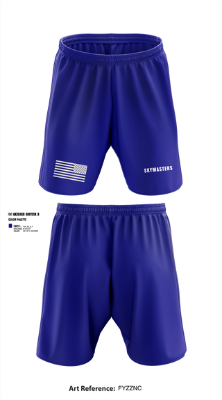 Athletic Shorts With Pockets, 1-222 Aviaition Regiment, Army, Teamtime, Team time, sublimation, custom sports apparel, team uniforms, spirit wear, spiritwear, sports uniforms, custom shirts, team store, custom team store, fundraiser sports, apparel fundraiser