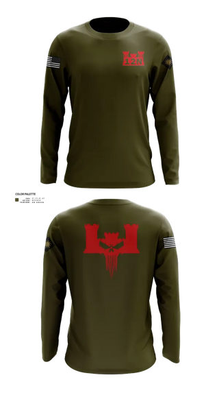 Long Sleeve Performance Shirt, A co 578th BEB, , Teamtime, Team time, sublimation, custom sports apparel, team uniforms, spirit wear, spiritwear, sports uniforms, custom shirts, team store, custom team store, fundraiser sports, apparel fundraiser