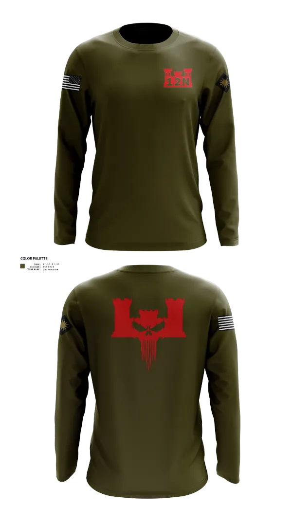 Long Sleeve Performance Shirt, A co 578th BEB, , Teamtime, Team time, sublimation, custom sports apparel, team uniforms, spirit wear, spiritwear, sports uniforms, custom shirts, team store, custom team store, fundraiser sports, apparel fundraiser