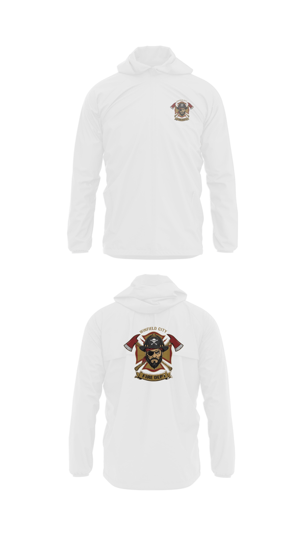 Windbreaker, Winfield, Fire Department, Teamtime, Team time, sublimation, custom sports apparel, team uniforms, spirit wear, spiritwear, sports uniforms, custom shirts, team store, custom team store, fundraiser sports, apparel fundraiser