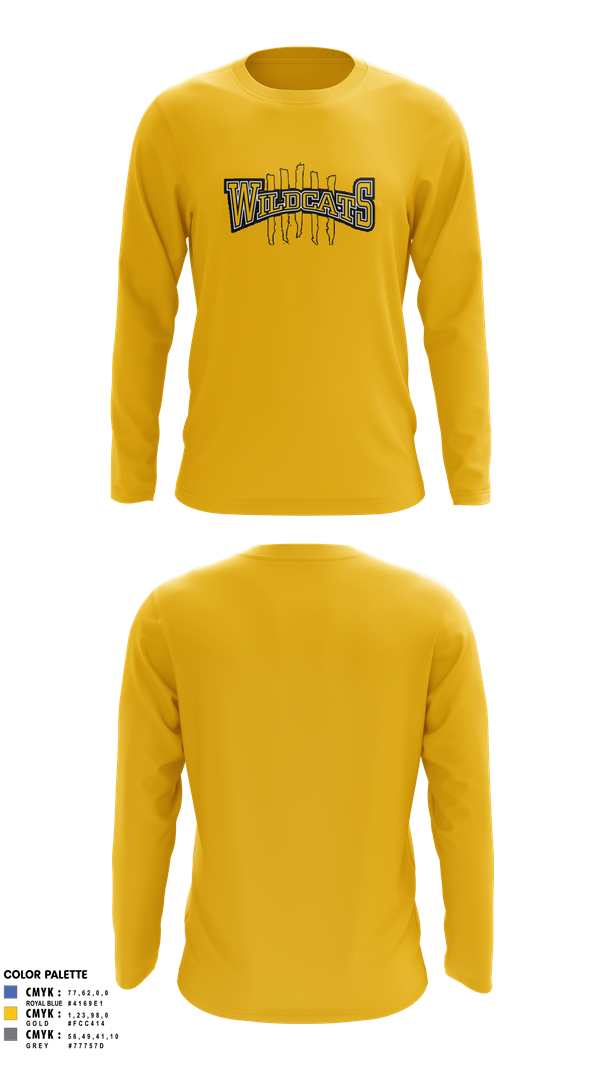 Long Sleeve Performance Shirt, Richwoods Cheer, Cheer, Teamtime, Team time, sublimation, custom sports apparel, team uniforms, spirit wear, spiritwear, sports uniforms, custom shirts, team store, custom team store, fundraiser sports, apparel fundraiser