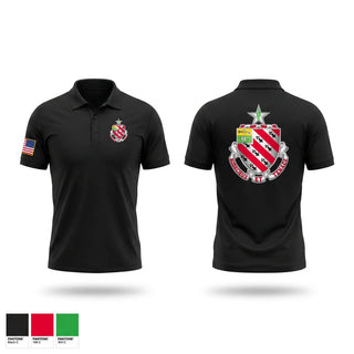 Short Sleeve Performance Polo, 1/8 Field Artillery Regiment, Army, Teamtime, Team time, sublimation, custom sports apparel, team uniforms, spirit wear, spiritwear, sports uniforms, custom shirts, team store, custom team store, fundraiser sports, apparel fundraiser