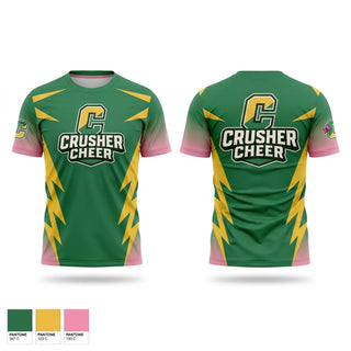 Short Sleeve Performance Shirt, Crushers, Cheer, Teamtime, Team time, sublimation, custom sports apparel, team uniforms, spirit wear, spiritwear, sports uniforms, custom shirts, team store, custom team store, fundraiser sports, apparel fundraiser