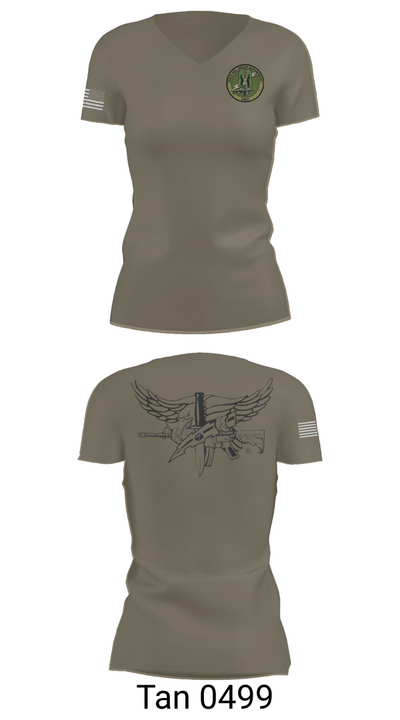 RHSWAT 31076673 Women's Short Sleeve V-neck Shirt - 65