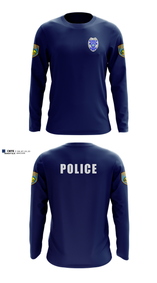 Long Sleeve Performance Shirt, team name, Police, Teamtime, Team time, sublimation, custom sports apparel, team uniforms, spirit wear, spiritwear, sports uniforms, custom shirts, team store, custom team store, fundraiser sports, apparel fundraiser