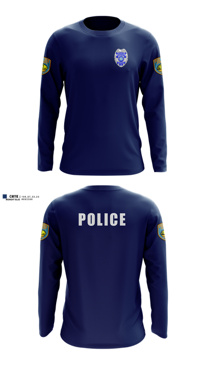 Odessa Police Department 86817075 Long Sleeve Performance Shirt 2