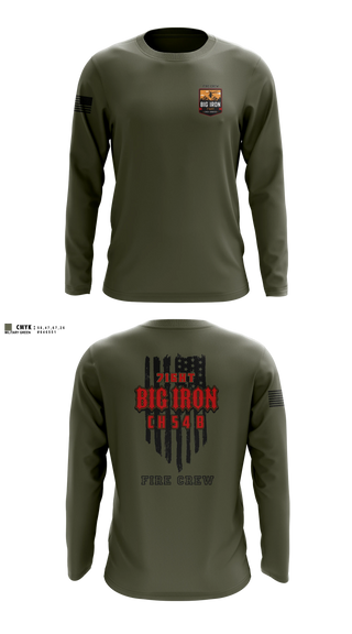 Long Sleeve Performance Shirt, Big Iron, Fire Department, Teamtime, Team time, sublimation, custom sports apparel, team uniforms, spirit wear, spiritwear, sports uniforms, custom shirts, team store, custom team store, fundraiser sports, apparel fundraiser