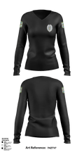 Greencastle Police Department  Women's Long Sleeve V-neck Shirt - 1