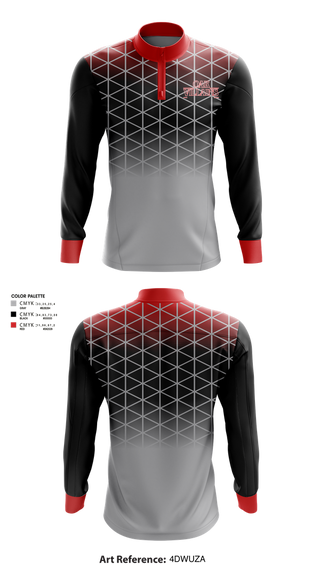 Quarter Zip Jacket, OAK Villains, Men's Basketball, Teamtime, Team time, sublimation, custom sports apparel, team uniforms, spirit wear, spiritwear, sports uniforms, custom shirts, team store, custom team store, fundraiser sports, apparel fundraiser