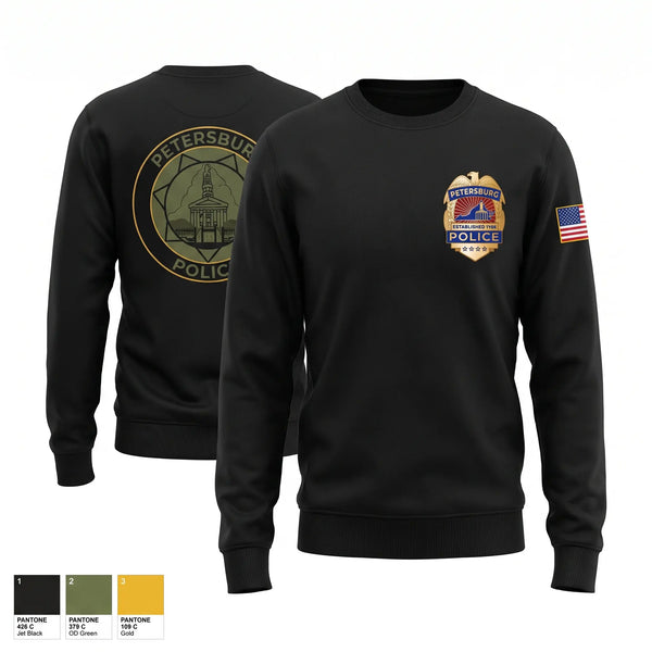 Crew Neck Sweatshirt, 200 Bravo, Police, Teamtime, Team time, sublimation, custom sports apparel, team uniforms, spirit wear, spiritwear, sports uniforms, custom shirts, team store, custom team store, fundraiser sports, apparel fundraiser