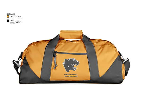 Duffle Bag, Edmeston Central High School Cheer, Cheer, Teamtime, Team time, sublimation, custom sports apparel, team uniforms, spirit wear, spiritwear, sports uniforms, custom shirts, team store, custom team store, fundraiser sports, apparel fundraiser