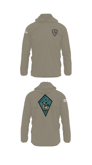 Windbreaker, 633 SFS K9, Air Force, Teamtime, Team time, sublimation, custom sports apparel, team uniforms, spirit wear, spiritwear, sports uniforms, custom shirts, team store, custom team store, fundraiser sports, apparel fundraiser