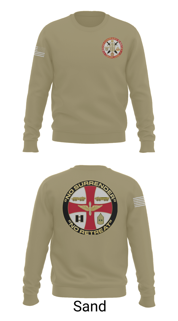 Crew Neck Sweatshirt, Echo 2-501st GSAB, , Teamtime, Team time, sublimation, custom sports apparel, team uniforms, spirit wear, spiritwear, sports uniforms, custom shirts, team store, custom team store, fundraiser sports, apparel fundraiser