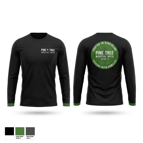 Long Sleeve Performance Shirt, Pine Tree Martial Arts, , Teamtime, Team time, sublimation, custom sports apparel, team uniforms, spirit wear, spiritwear, sports uniforms, custom shirts, team store, custom team store, fundraiser sports, apparel fundraiser