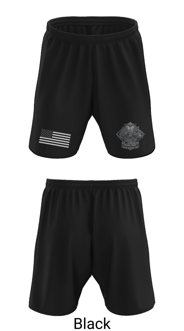 Athletic Shorts With Pockets, Pulaski County SRT, Fire Department, Teamtime, Team time, sublimation, custom sports apparel, team uniforms, spirit wear, spiritwear, sports uniforms, custom shirts, team store, custom team store, fundraiser sports, apparel fundraiser