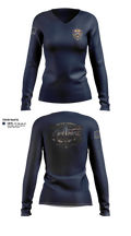 Suffolk county auxiliary police 53057312 Women's Long Sleeve V-neck Shirt - 26