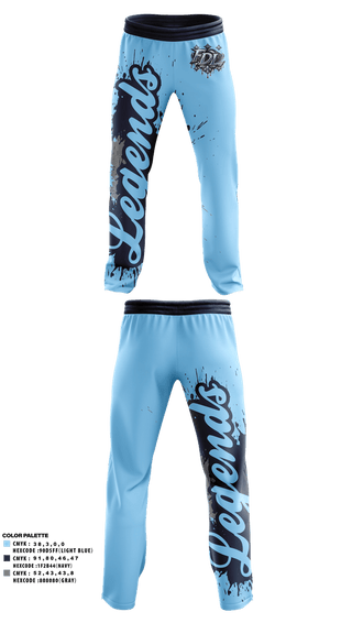 Sweatpants, Fort Dodge Legends, Baseball, Teamtime, Team time, sublimation, custom sports apparel, team uniforms, spirit wear, spiritwear, sports uniforms, custom shirts, team store, custom team store, fundraiser sports, apparel fundraiser
