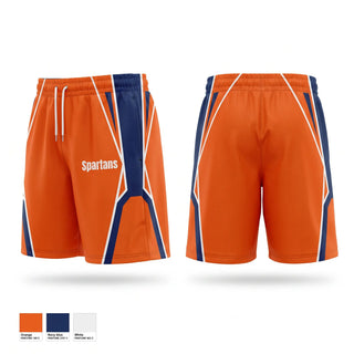 Athletic Shorts With Pockets, Spartans, Cross Country, Teamtime, Team time, sublimation, custom sports apparel, team uniforms, spirit wear, spiritwear, sports uniforms, custom shirts, team store, custom team store, fundraiser sports, apparel fundraiser