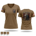 668th C2CRE Women's Short Sleeve V-neck Shirt - 1