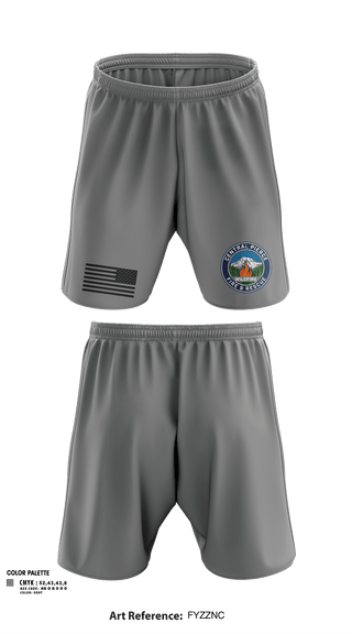 Athletic Shorts With Pockets, Central Pierce Wildfire, Fire Department, Teamtime, Team time, sublimation, custom sports apparel, team uniforms, spirit wear, spiritwear, sports uniforms, custom shirts, team store, custom team store, fundraiser sports, apparel fundraiser