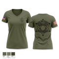 RCSD Women's Short Sleeve V-neck Shirt - 1