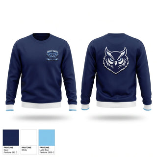 Crew Neck Sweatshirt, Night Owls, Ice Hockey, Teamtime, Team time, sublimation, custom sports apparel, team uniforms, spirit wear, spiritwear, sports uniforms, custom shirts, team store, custom team store, fundraiser sports, apparel fundraiser