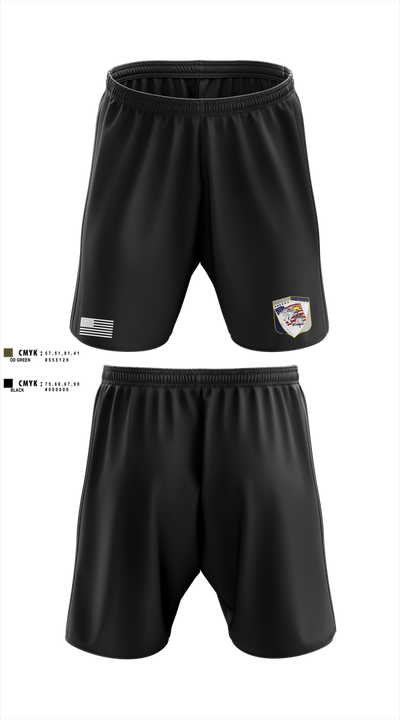 61st eagle squadron 71524968 Athletic Shorts With Pockets - 2