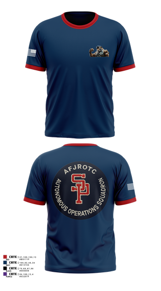 Short Sleeve Performance Shirt, AFJROTC MS-081 DRONE TEAM, , Teamtime, Team time, sublimation, custom sports apparel, team uniforms, spirit wear, spiritwear, sports uniforms, custom shirts, team store, custom team store, fundraiser sports, apparel fundraiser
