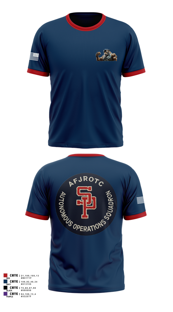 Short Sleeve Performance Shirt, AFJROTC MS-081 DRONE TEAM, , Teamtime, Team time, sublimation, custom sports apparel, team uniforms, spirit wear, spiritwear, sports uniforms, custom shirts, team store, custom team store, fundraiser sports, apparel fundraiser