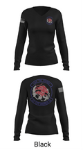 92 CES 71881236 Women's Long Sleeve V-neck Shirt - 23