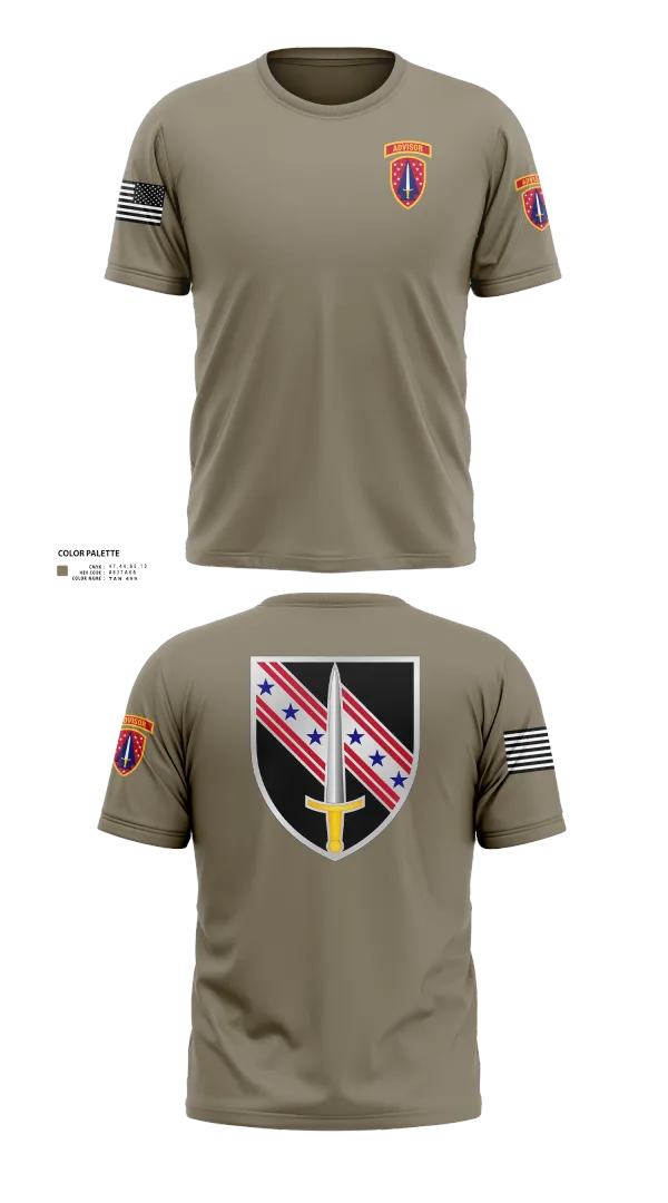 Old School Cotton Feel Shirt, 6/54th SFAB, National Guard, Teamtime, Team time, sublimation, custom sports apparel, team uniforms, spirit wear, spiritwear, sports uniforms, custom shirts, team store, custom team store, fundraiser sports, apparel fundraiser