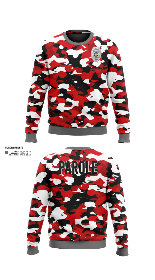 Crew Neck Sweatshirt, Adult Parole Authority, Police, Teamtime, Team time, sublimation, custom sports apparel, team uniforms, spirit wear, spiritwear, sports uniforms, custom shirts, team store, custom team store, fundraiser sports, apparel fundraiser