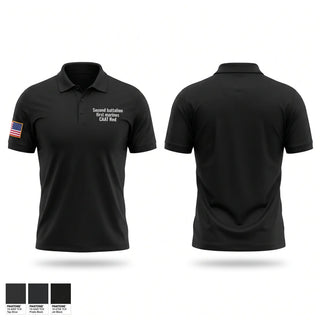Short Sleeve Performance Polo, Second battalion first marines CAAT Red, Marines, Teamtime, Team time, sublimation, custom sports apparel, team uniforms, spirit wear, spiritwear, sports uniforms, custom shirts, team store, custom team store, fundraiser sports, apparel fundraiser