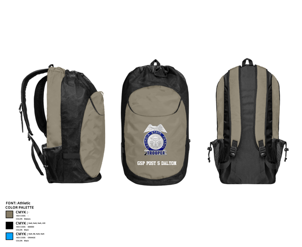 Gear Bag, GSP POST 5 DALTON, Police, Teamtime, Team time, sublimation, custom sports apparel, team uniforms, spirit wear, spiritwear, sports uniforms, custom shirts, team store, custom team store, fundraiser sports, apparel fundraiser
