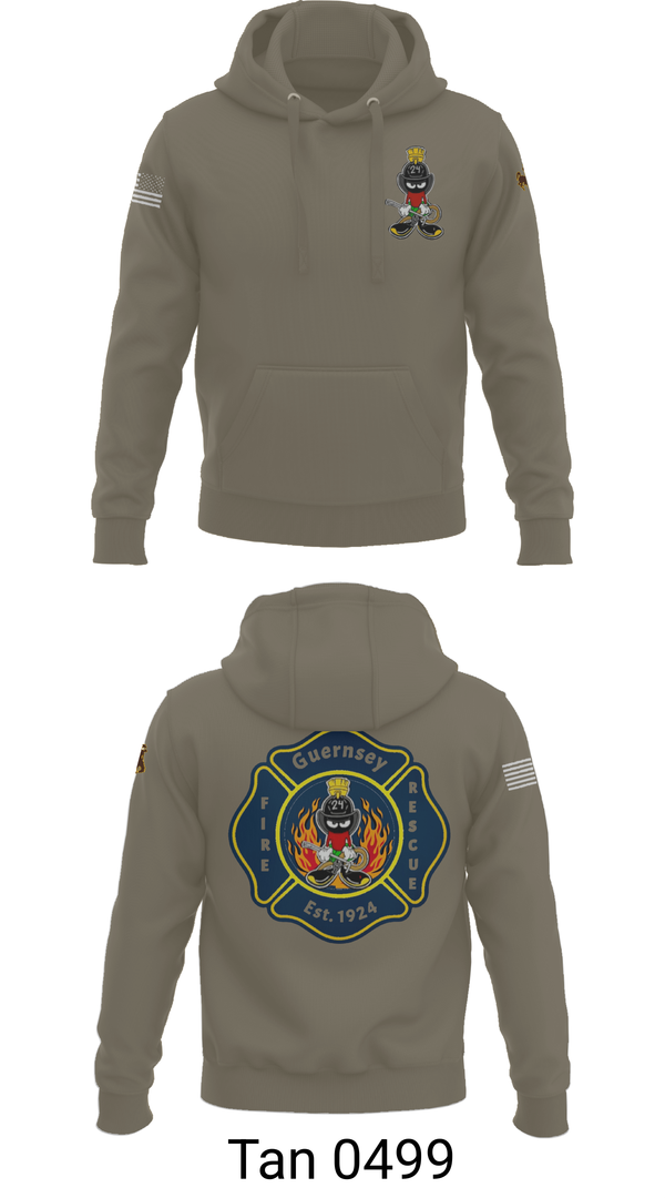 Hoodie, Guernsey Fire & Rescue, , Teamtime, Team time, sublimation, custom sports apparel, team uniforms, spirit wear, spiritwear, sports uniforms, custom shirts, team store, custom team store, fundraiser sports, apparel fundraiser