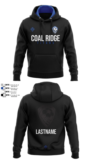 Hoodie, Coal Ridge HS Boys Soccer, Men's Soccer, Teamtime, Team time, sublimation, custom sports apparel, team uniforms, spirit wear, spiritwear, sports uniforms, custom shirts, team store, custom team store, fundraiser sports, apparel fundraiser