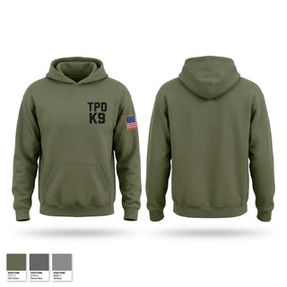 Hoodie, TPD K9, Police, Teamtime, Team time, sublimation, custom sports apparel, team uniforms, spirit wear, spiritwear, sports uniforms, custom shirts, team store, custom team store, fundraiser sports, apparel fundraiser