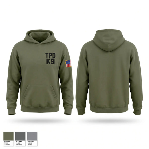 Hoodie, TPD K9, Police, Teamtime, Team time, sublimation, custom sports apparel, team uniforms, spirit wear, spiritwear, sports uniforms, custom shirts, team store, custom team store, fundraiser sports, apparel fundraiser