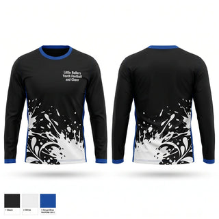 Long Sleeve Performance Shirt, Little Rollers Youth Football and Cheer, , Teamtime, Team time, sublimation, custom sports apparel, team uniforms, spirit wear, spiritwear, sports uniforms, custom shirts, team store, custom team store, fundraiser sports, apparel fundraiser