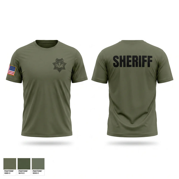 Short Sleeve Performance Shirt, Modoc County Sheriff's Office, Police, Teamtime, Team time, sublimation, custom sports apparel, team uniforms, spirit wear, spiritwear, sports uniforms, custom shirts, team store, custom team store, fundraiser sports, apparel fundraiser