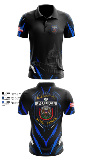 Short Sleeve Performance Polo, Proactive Patrol Club, Police, Teamtime, Team time, sublimation, custom sports apparel, team uniforms, spirit wear, spiritwear, sports uniforms, custom shirts, team store, custom team store, fundraiser sports, apparel fundraiser