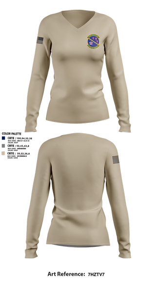 Womens Long Sleeve Vneck Shirt, Southern Tier Composite Squadron, , Teamtime, Team time, sublimation, custom sports apparel, team uniforms, spirit wear, spiritwear, sports uniforms, custom shirts, team store, custom team store, fundraiser sports, apparel fundraiser
