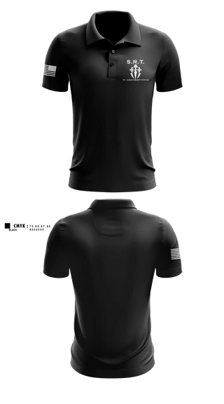 Short Sleeve Performance Polo, St. James Parish Sheriff's Office SRT, Police, Teamtime, Team time, sublimation, custom sports apparel, team uniforms, spirit wear, spiritwear, sports uniforms, custom shirts, team store, custom team store, fundraiser sports, apparel fundraiser