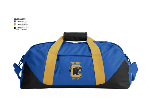 Duffle Bag, Panthers, Men's Soccer, Teamtime, Team time, sublimation, custom sports apparel, team uniforms, spirit wear, spiritwear, sports uniforms, custom shirts, team store, custom team store, fundraiser sports, apparel fundraiser