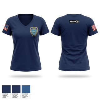Womens Short Sleeve Vneck Shirt, Squad Five, Police, Teamtime, Team time, sublimation, custom sports apparel, team uniforms, spirit wear, spiritwear, sports uniforms, custom shirts, team store, custom team store, fundraiser sports, apparel fundraiser
