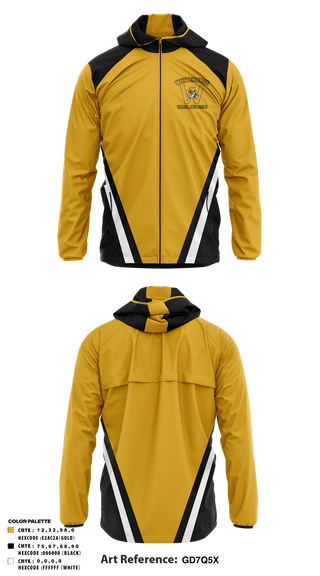 Windbreaker, Whitehorse High School Track & Field, Track & Field, Teamtime, Team time, sublimation, custom sports apparel, team uniforms, spirit wear, spiritwear, sports uniforms, custom shirts, team store, custom team store, fundraiser sports, apparel fundraiser