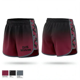 Womens Shorts, DHS Wolves, Men's Soccer, Teamtime, Team time, sublimation, custom sports apparel, team uniforms, spirit wear, spiritwear, sports uniforms, custom shirts, team store, custom team store, fundraiser sports, apparel fundraiser